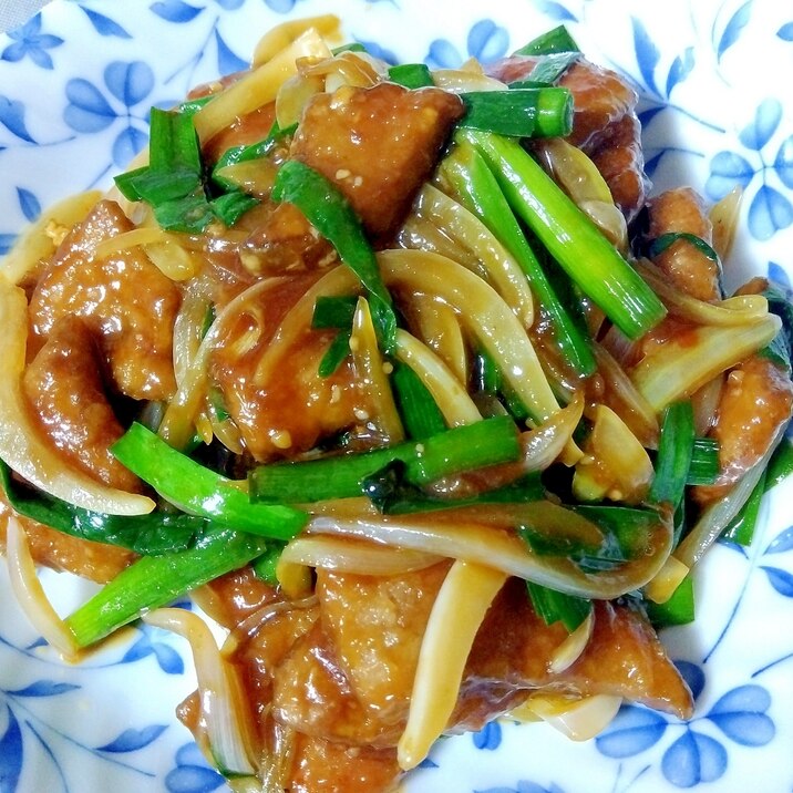 玉ねぎ入りレバニラ炒め++